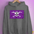 Lesbian Labrys Pride Pirate Flag Hoodie - Grey Heather